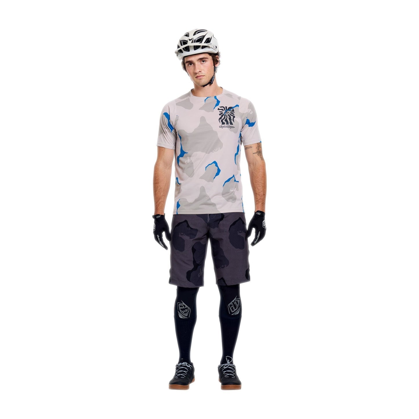 TROY LEE DESIGNS SKYLINE PRO FLOW CAMO Short Sleeve Pumice Jersey