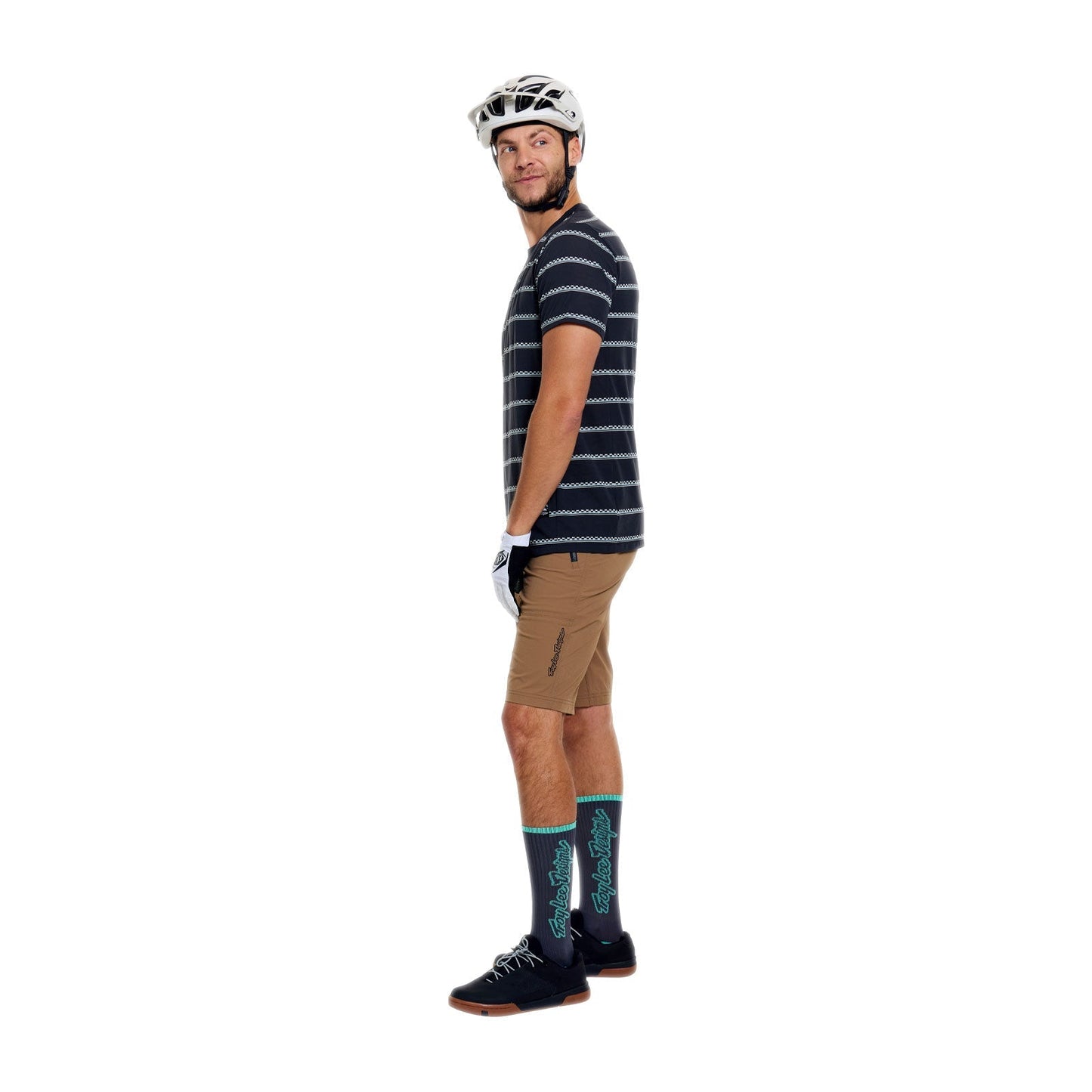TROY LEE DESIGNS SKYLINE FAKIE RIDE Dres Carbon s krátkým rukávem