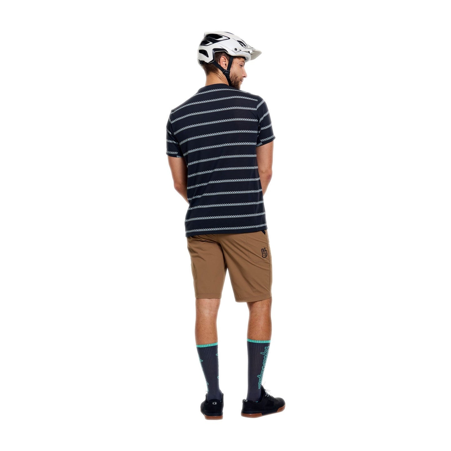 TROY LEE DESIGNS SKYLINE FAKIE RIDE Dres Carbon s krátkým rukávem