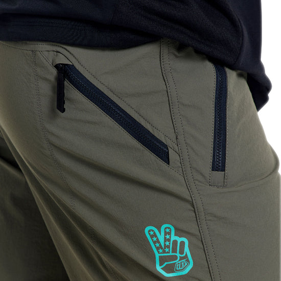 TROY LEE DESIGNS SKYLINE TRAIL Šortky s podšívkou Mono Khaki