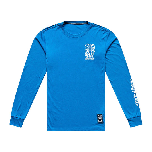 TROY LEE DESIGNS SKYLINE RIDE ONE EYE AERO Dres s dlouhým rukávem modrý
