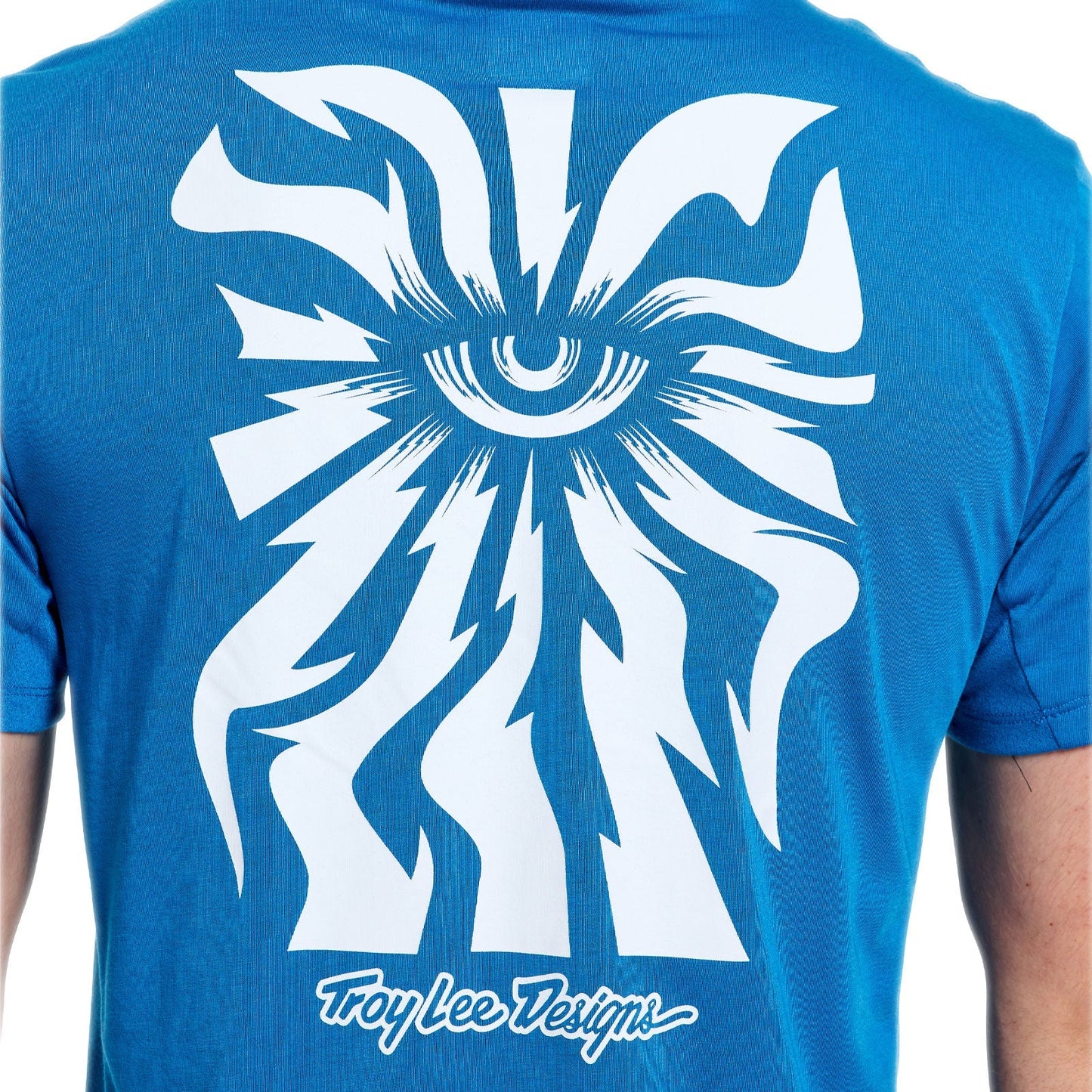 TROY LEE DESIGNS SKYLINE RIDE ONE EYE AERO Dres s krátkým rukávem modrý
