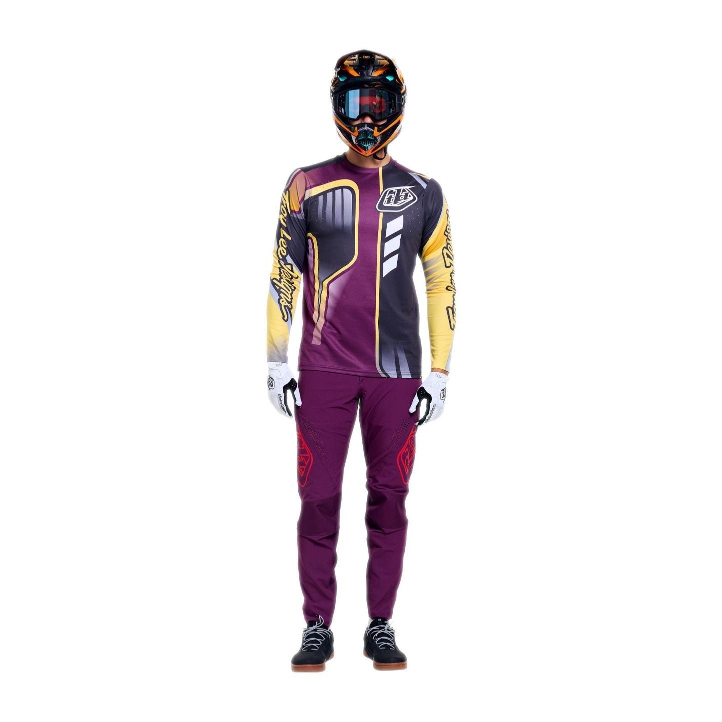 TROY LEE DESIGNS Kalhoty SPRINT PRO MONO Sangria