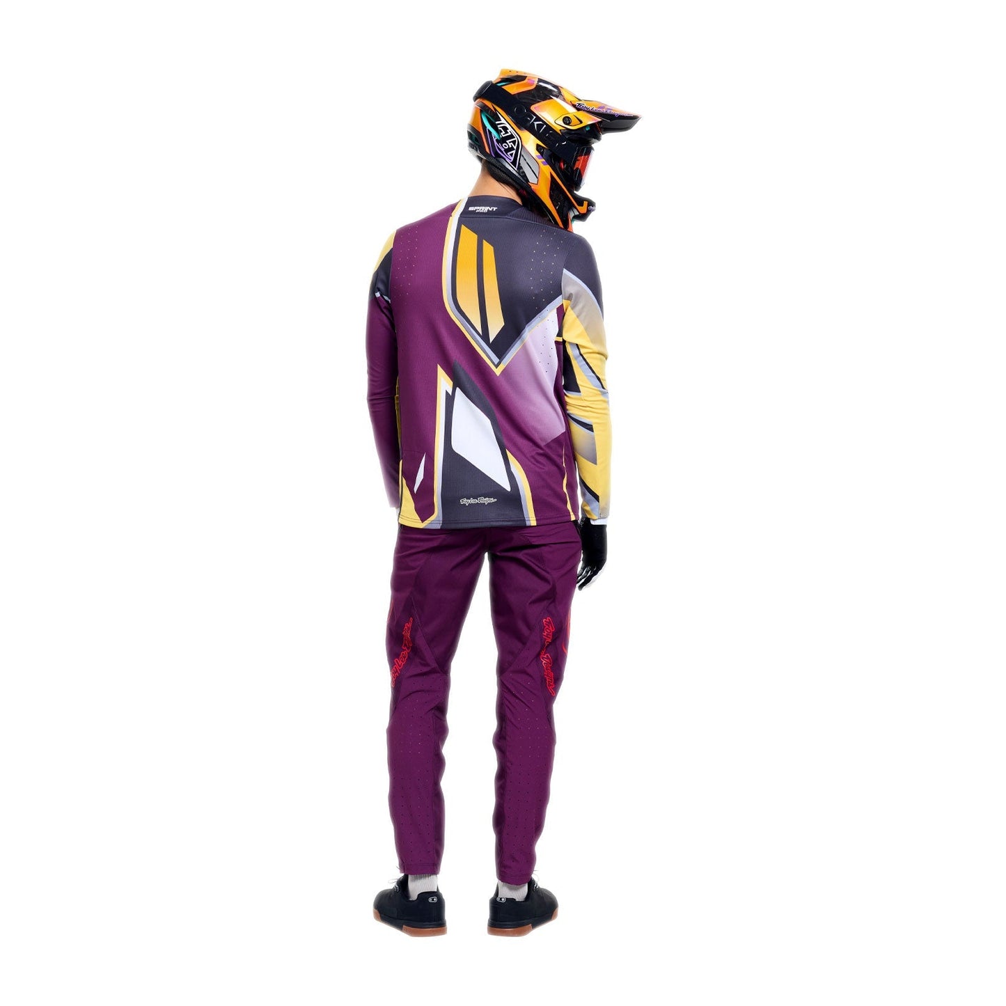 TROY LEE DESIGNS Kalhoty SPRINT PRO MONO Sangria