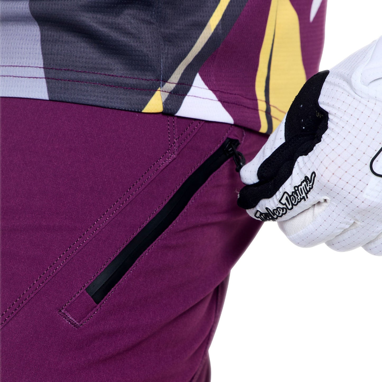 TROY LEE DESIGNS Kalhoty SPRINT PRO MONO Sangria