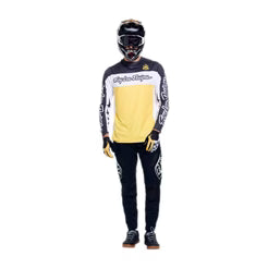 TROY LEE DESIGNS SPRINT PRO YO MOTO Dres s dlouhým rukávem Black/Yellow