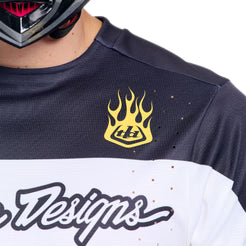 TROY LEE DESIGNS SPRINT PRO YO MOTO Dres s dlouhým rukávem Black/Yellow