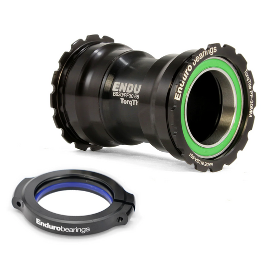 ENDURO BEARINGS TorqTite PF30 spodní držák 30mm osa (úzká) nerezová ocel černá