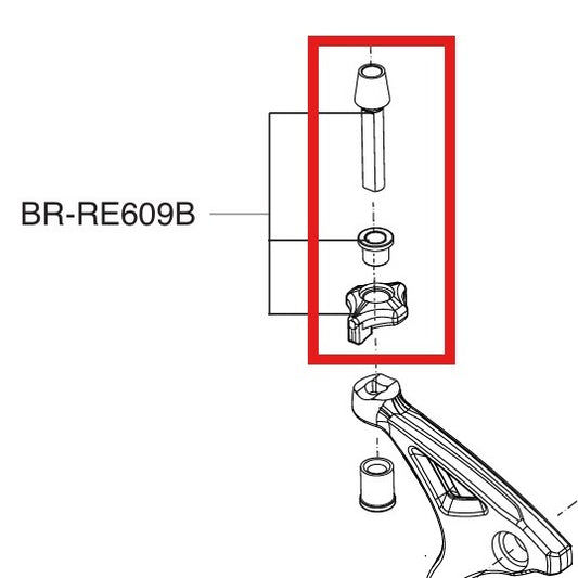 Adjusting Screw for Brake Caliper CAMPAGNOLO SUPER RECORS / RECORD 12V Black