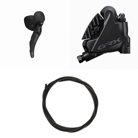 Pravá páčka a zadní třmen SHIMANO GRX ST-RX610 + BR-RX400 Flat Mount 12V
