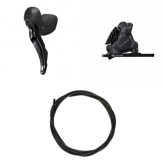 SHIMANO GRX 410 Levá páka a přední třmen