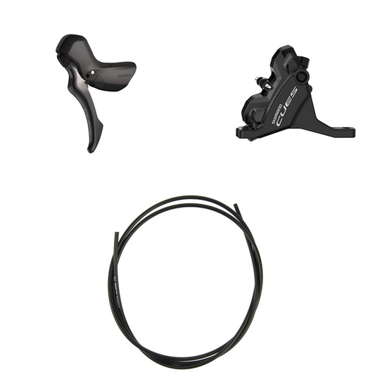 SHIMANO CUES U6030 Mono Flatmount Discless levá páka a přední třmen