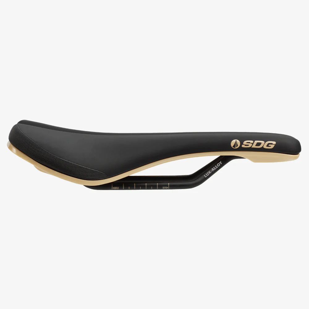 SDG BEL-AIR V3 Rails Lux Alloy Saddle Black/Beige