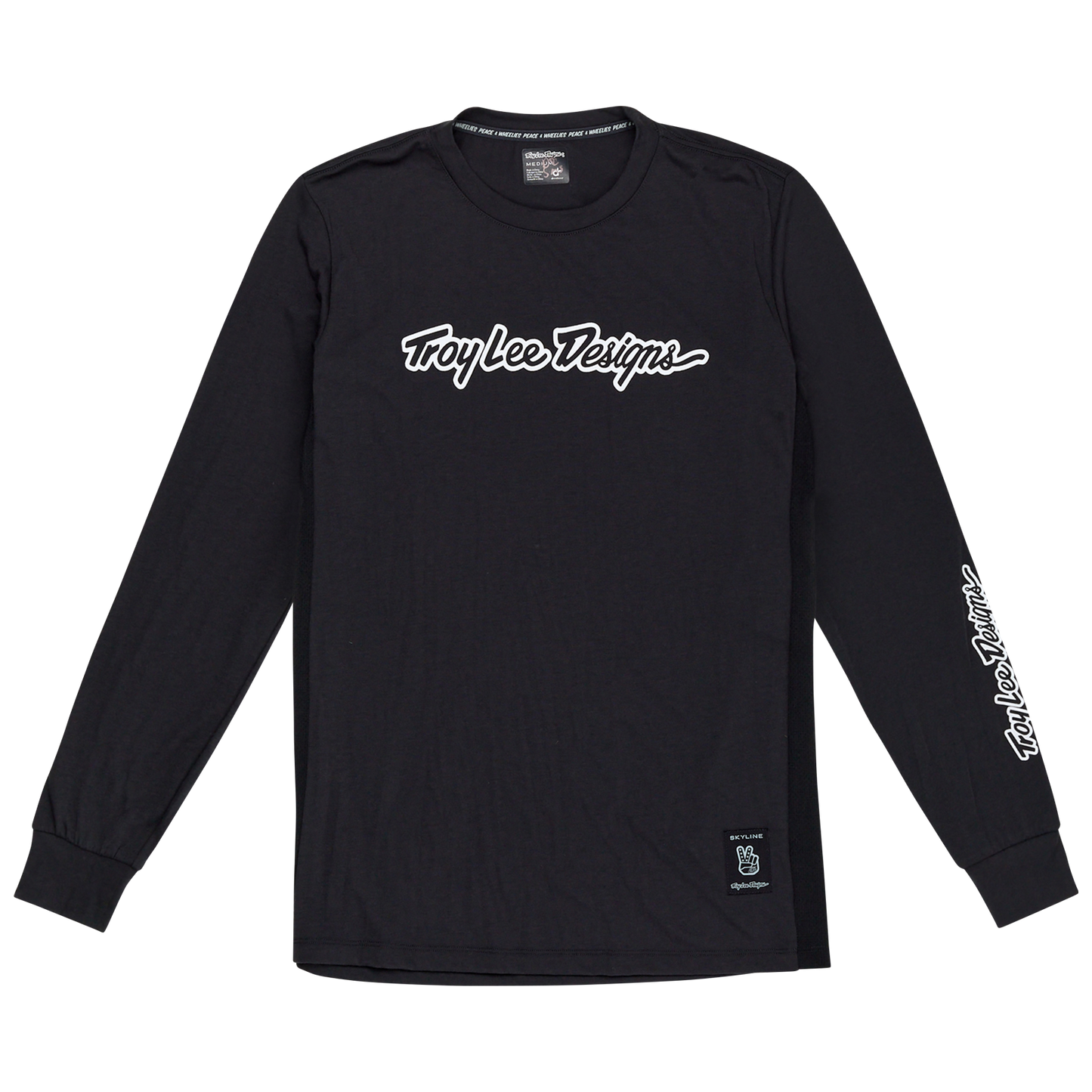 TROY LEE DESIGN SKYLINE RIDE TEE SIGNATURE Dres s dlouhým rukávem Black 2025