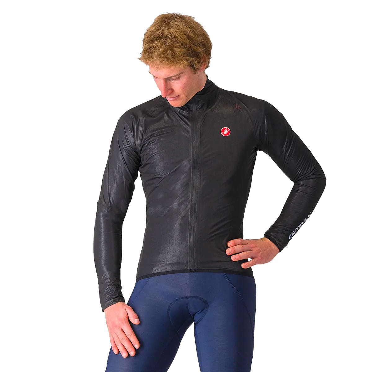 CASTELLI SQUALL SHELL Bunda černá/šedá