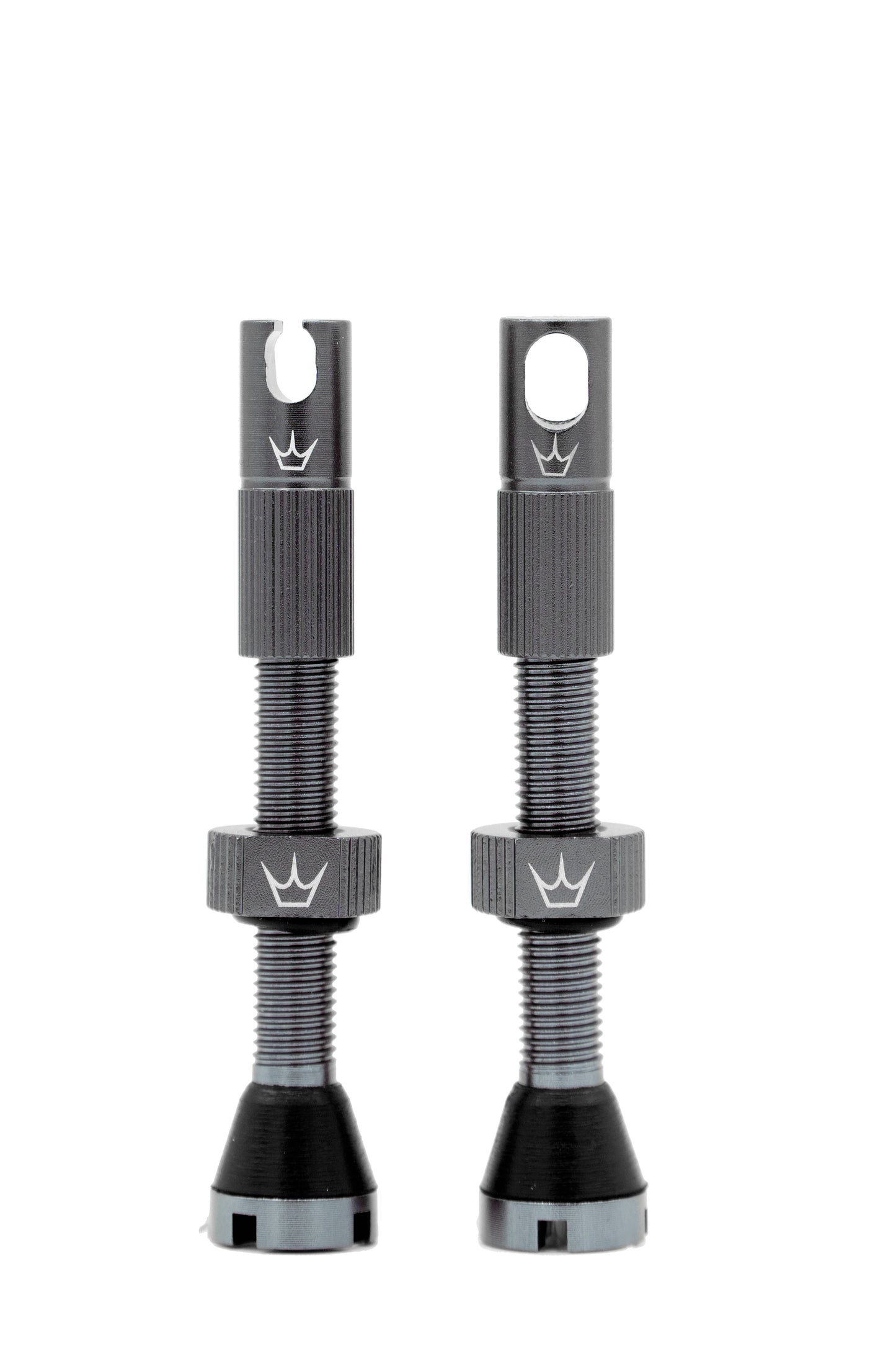 PEATY'S x Chris King MK2 Presta 60 mm bezdušové ventilky (x2) Grey