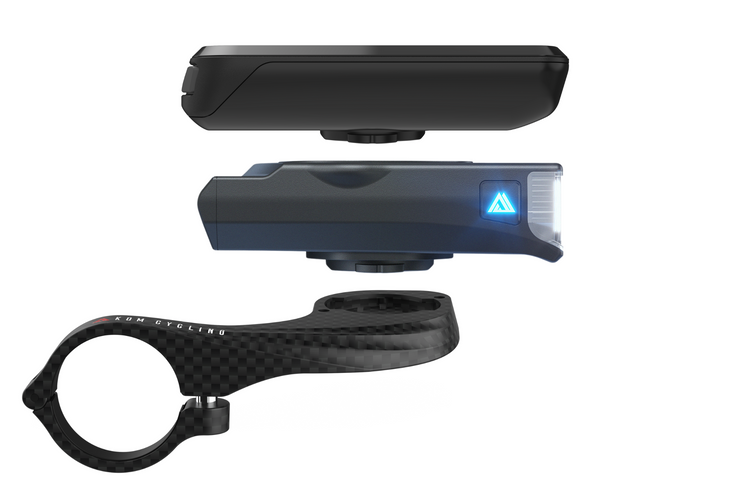 Handlebar holder for GARMIN KOM CYCLING GPS Light Blue