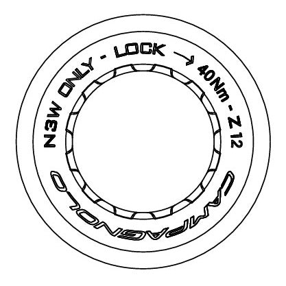 CAMPAGNOLO 11-12V 12T MATICE KAZETY PRO TĚLO N3W