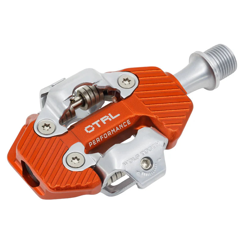 WOLF TOOTH CTRL TRAIL PERFORMANCE Clipless Pedals, Orange