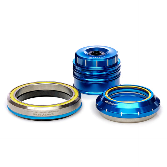 Integrated Ceramic Taper Headset CANE CREEK 110 1"1/8-1.5" IS42/IS52 30th Anniversary Blue