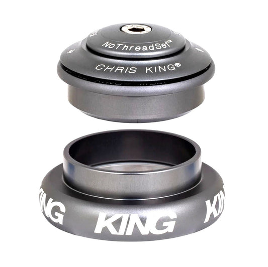 Poloviční / externí hlavové složení CHRIS KING INSET 8 1"1/8-1"1/4 ZS44/EC44 Matt Grey