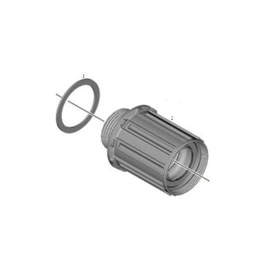 SHIMANO WH-R9170-C60 Volnoběžka Typ těla Shimano HG