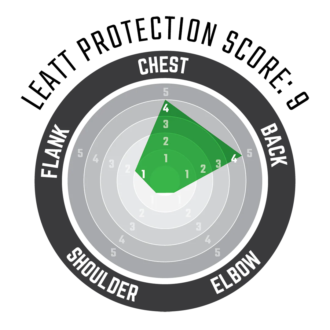 LEATT REAFLEX Ochranný náprsní štít černý