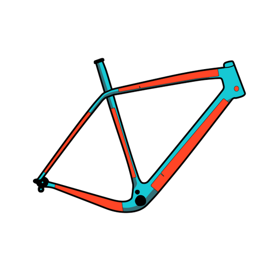 RIDE WRAP COVERED Adhesive Frame Protector Lesklý povrch