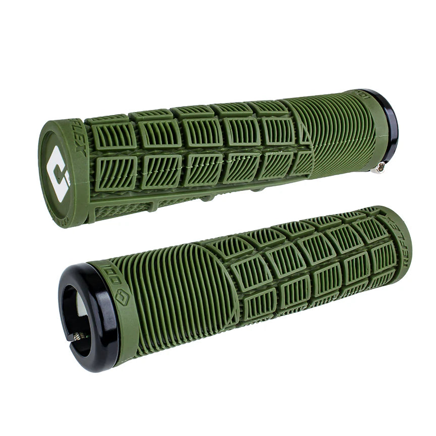 ODI REFLEX V2.1 Lock-on grips 135 mm Olive