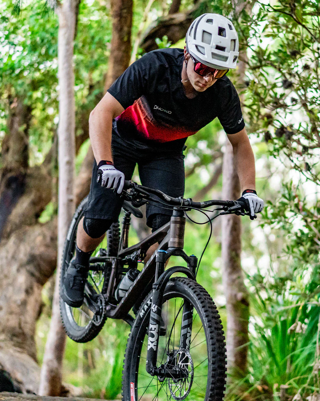 DHARCO RACE Rukavice bílé