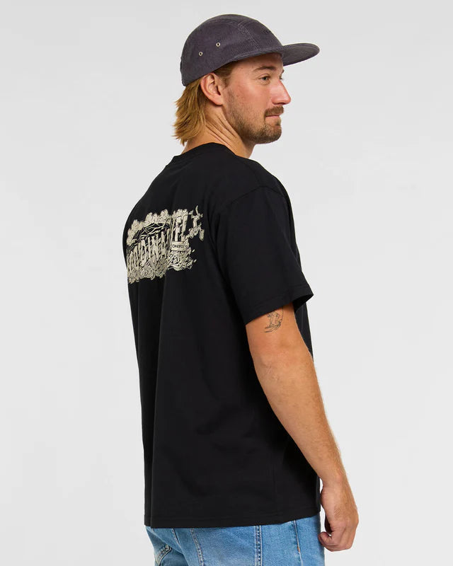 Tričko DHARCO COTTON KENTARO s krátkým rukávem Black