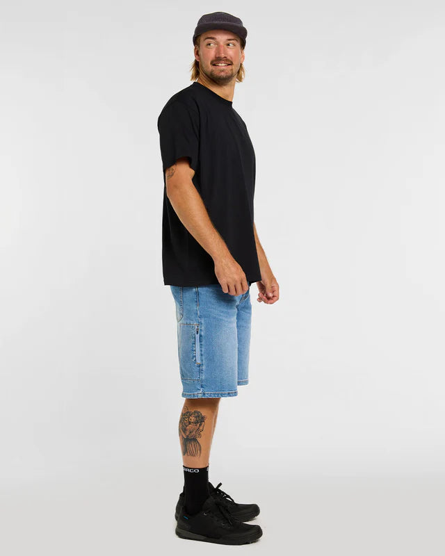 Tričko DHARCO COTTON KENTARO s krátkým rukávem Black