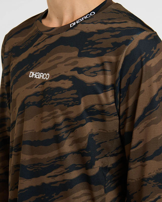 DHARCO GRAVITY RECON Long Sleeve Jersey Black/Brown
