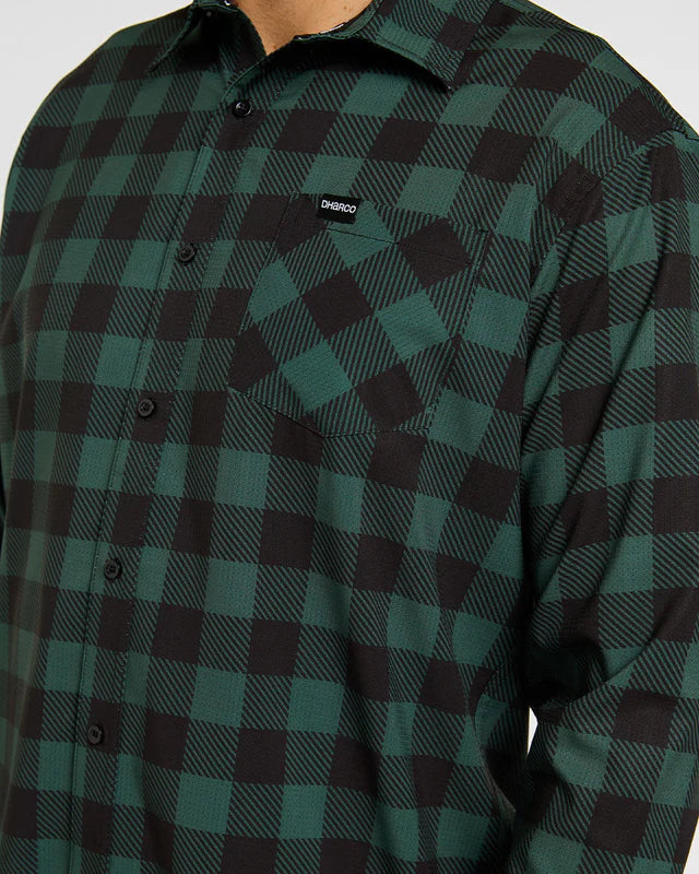 DHARCO TECH GUS Technické tričko Black/Khaki