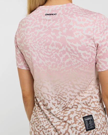 DHARCO PRISCILLA Women's Short Sleeve Jersey Beige/Rose
