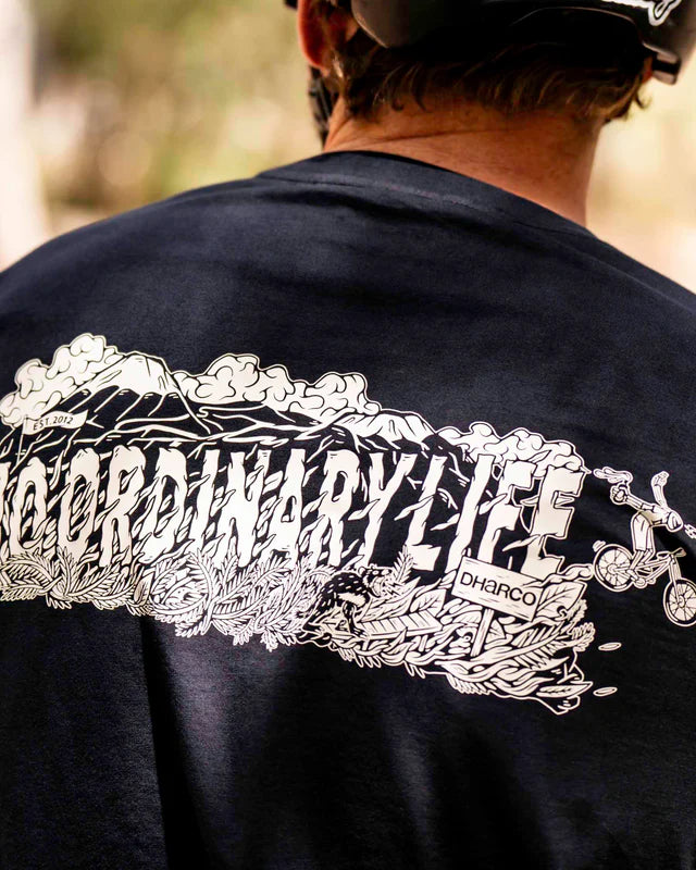 Tričko DHARCO COTTON KENTARO s krátkým rukávem Black