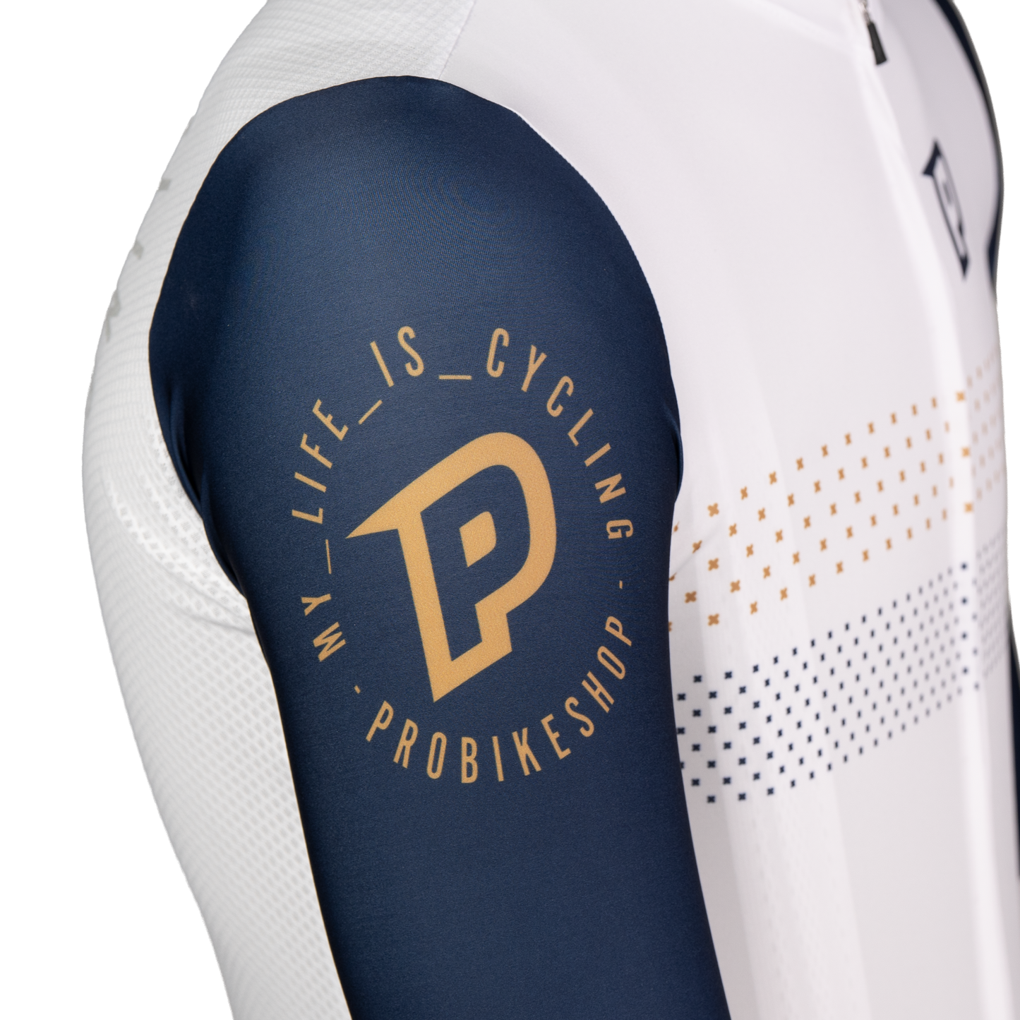 PROBIKESHOP Dres s krátkým rukávem Navy/White