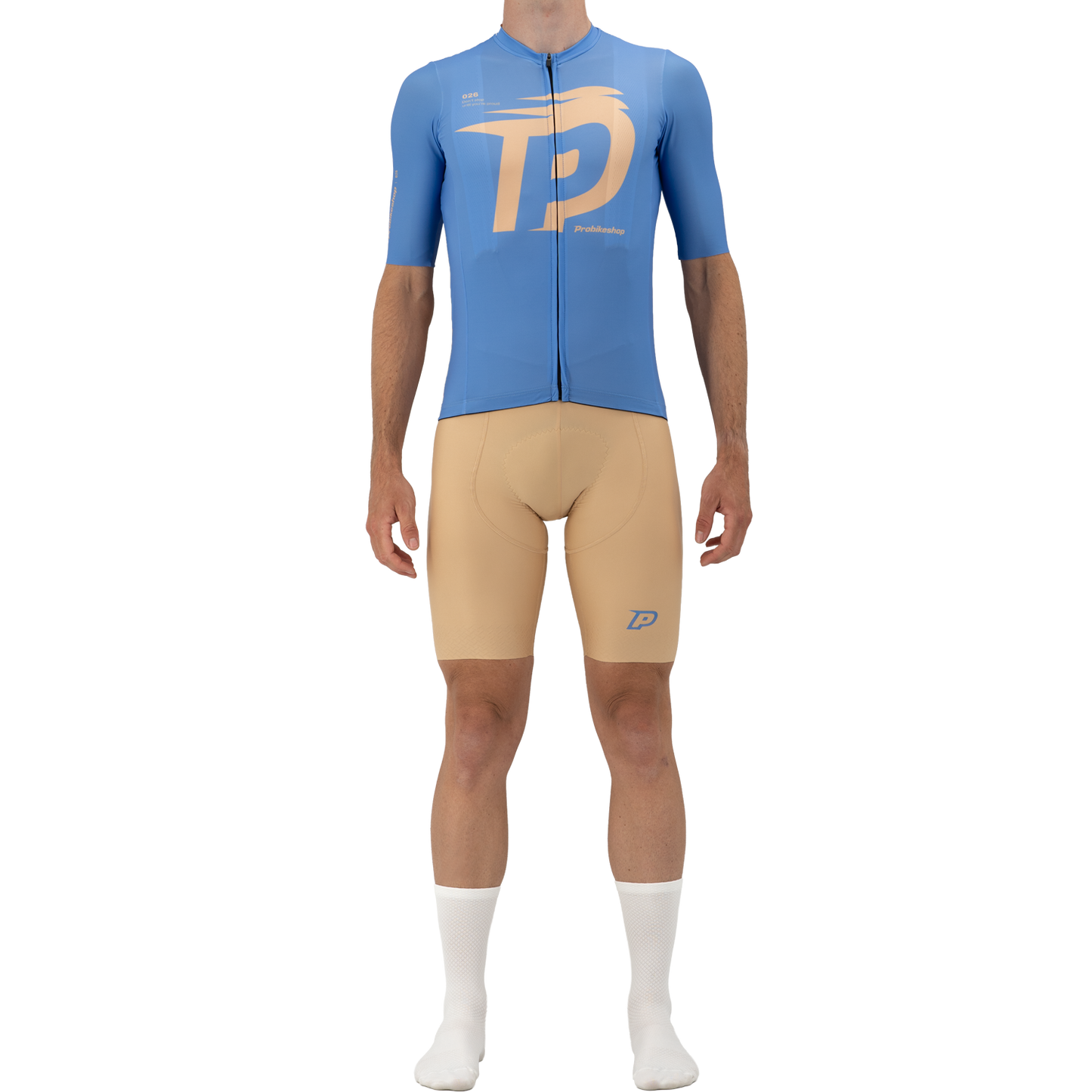 PROBIKESHOP Dres s krátkým rukávem Modrá/Lilac
