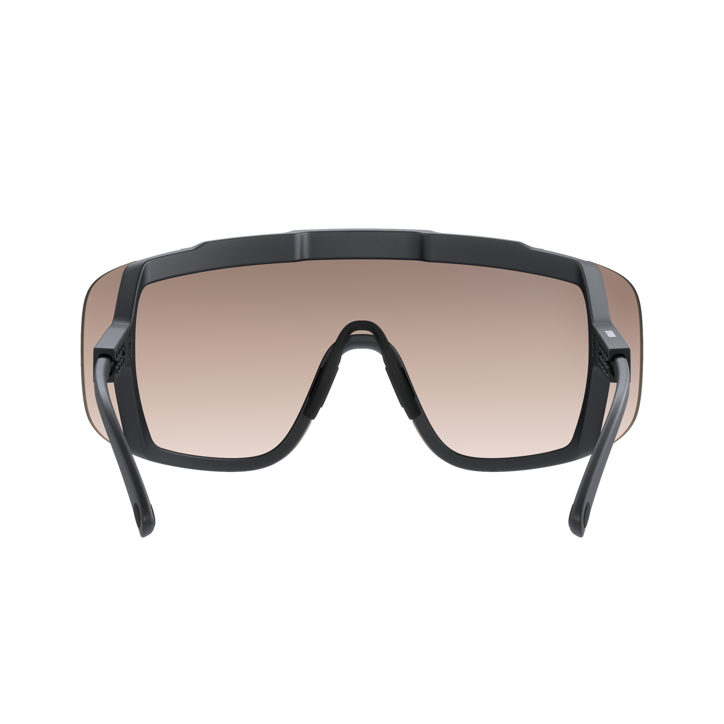 POC DEVOUR + Black Glasses Clarity Trail Partly Sunny Silver
