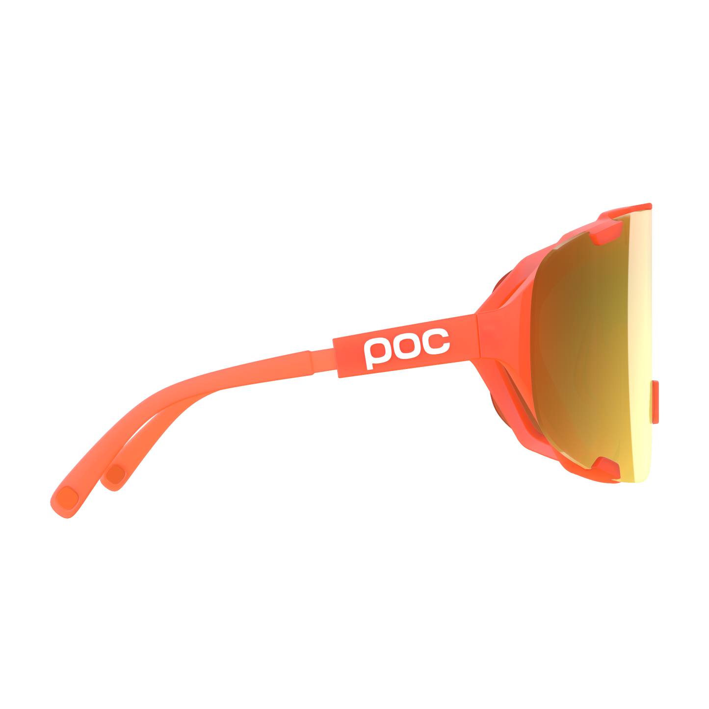 Brýle POC DEVOUR + Translucent Fluorescent Orange/Clarity Road/Partly Sunny Gold