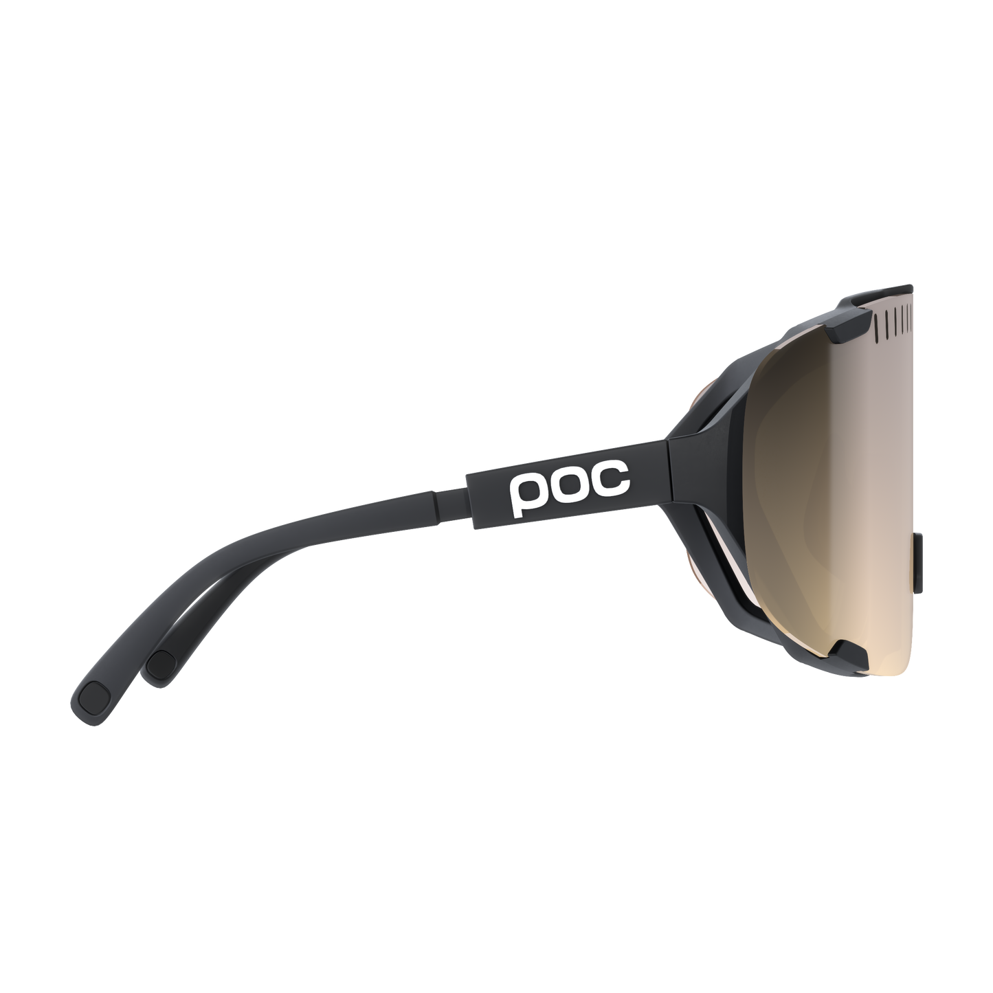 POC DEVOUR WF + brýle Black/Clarity Trail/Partly Sunny Silver