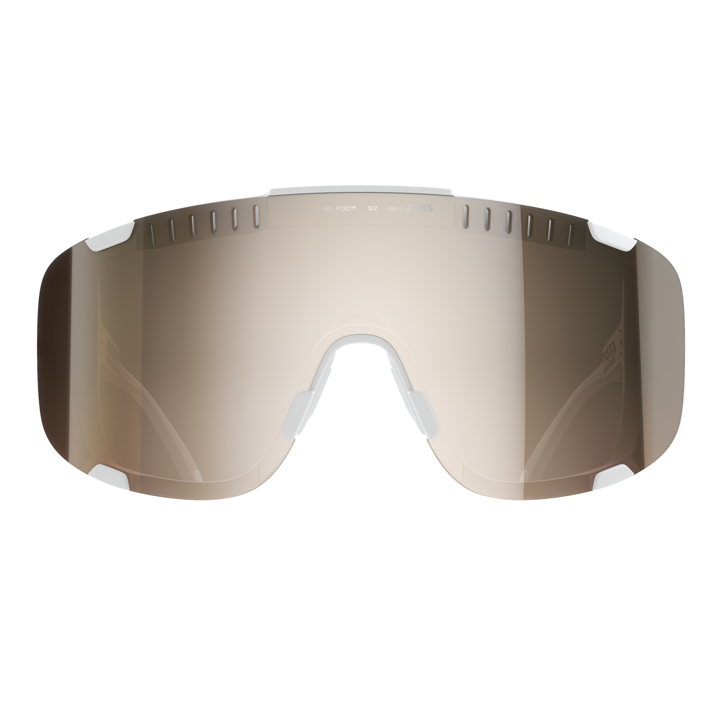 POC DEVOUR WF + brýle White/Clarity Trail/Partly Sunny Silver