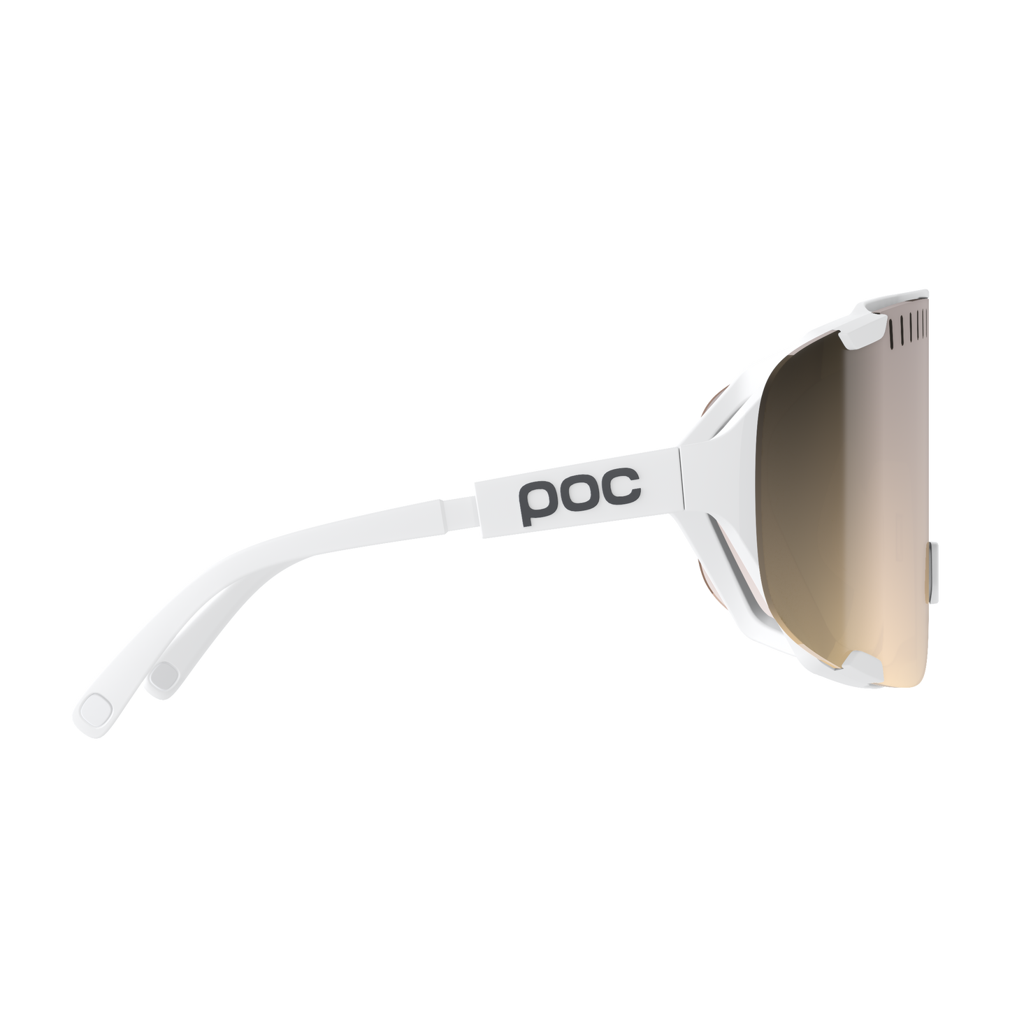 POC DEVOUR WF + brýle White/Clarity Trail/Partly Sunny Silver