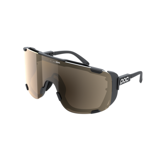POC DEVOUR ULTRA + Glasses Black Clarity Trail/Partly Sunny Silver Lens