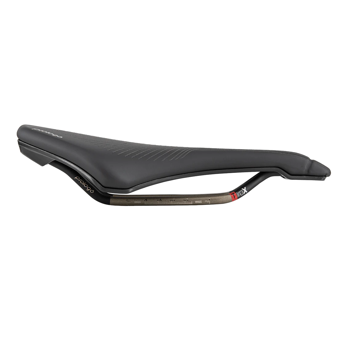 Saddle PROLOGO DIMENSION AGX W/ SLIDE CONTROL Rails Tirox Black