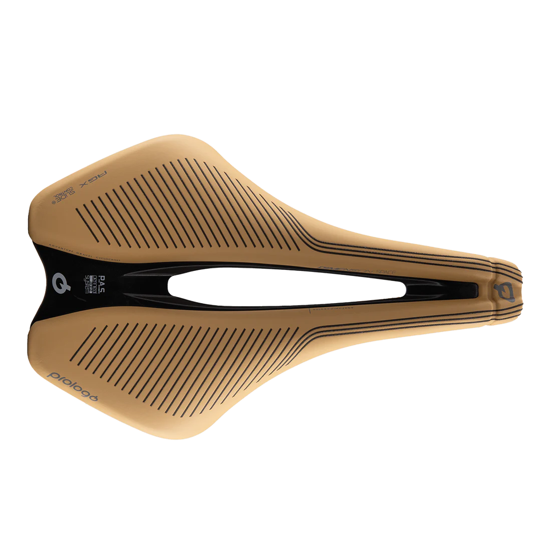 Saddle PROLOGO DIMENSION AGX SPACE SLIDE CONTROL Rails Tirox beige