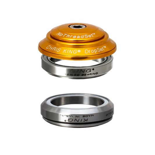 Integrovaná náhlavní souprava CHRIS KING DROPSET 4 1"1/8 IS42 45° Gold