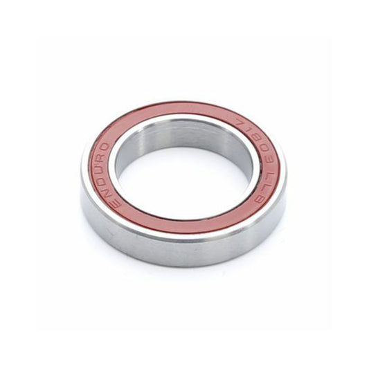 ENDURO BEARINGS 71803 LLB A5 - ABEC 5 (s kosoúhlým stykem) - 17x26x5