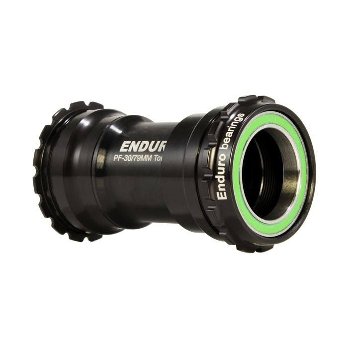 Bottom bracket ENDURO BEARINGS TorqTite BBright Axle 30mm Inox Black