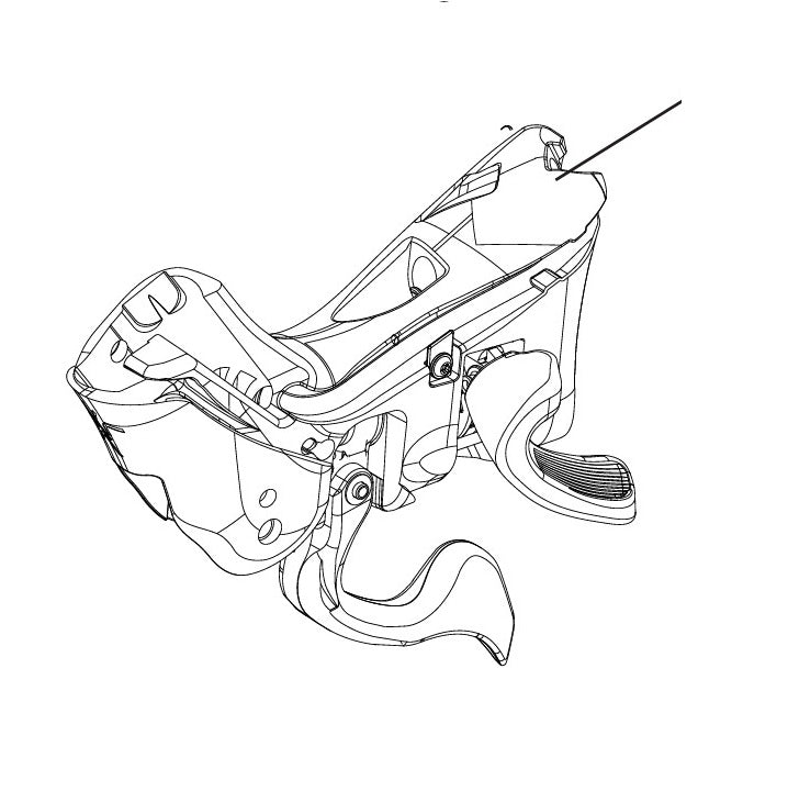 INDEXOVACÍ BLOK LEVÝ CAMPAGNOLO EKAR 13V DISC WITHOUT MASTER CYCLINDRE